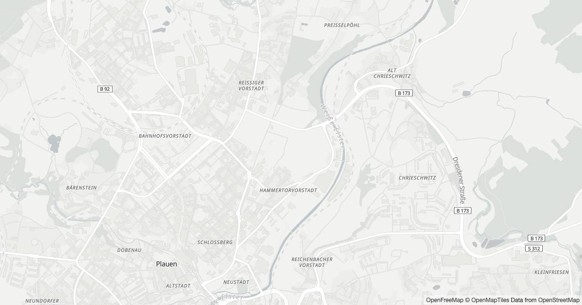 Polizeimeldungen Alt Chrieschwitz — Karte Karte mit 7 Polizeimeldungen aus Alt Chrieschwitz (Plauen) aus den letzten zwölf Monaten