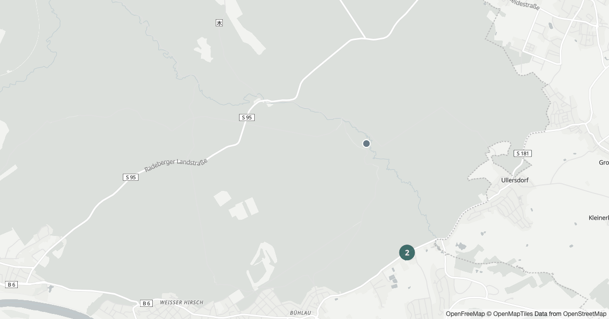 Polizeimeldungen Dresdner Heide — Karte Karte mit 7 Polizeimeldungen aus Dresdner Heide (Dresden) aus den letzten zwölf Monaten
