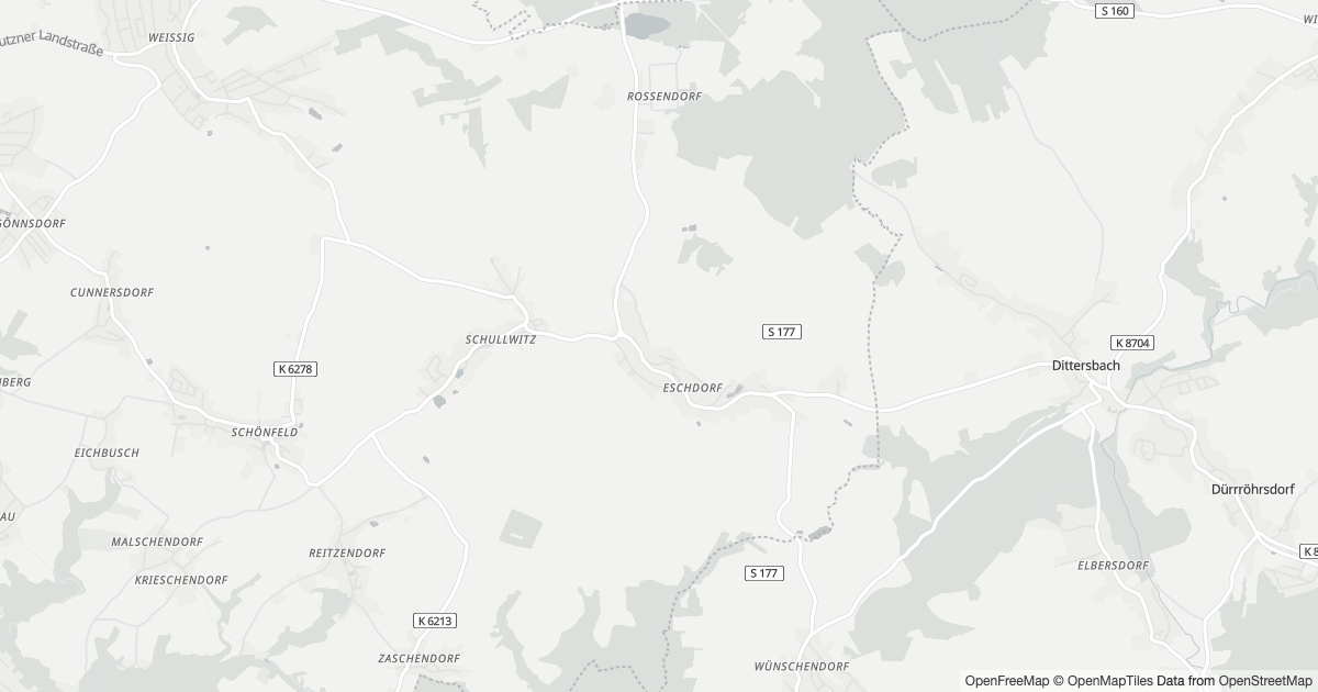 Polizeimeldungen Eschdorf — Karte Karte mit 4 Polizeimeldungen aus Eschdorf (Dresden) aus den letzten zwölf Monaten