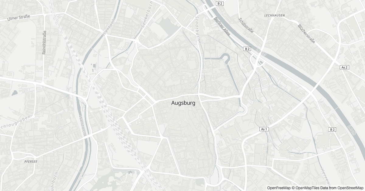Polizeimeldungen Gersthofen — Karte Karte mit 5 Polizeimeldungen aus Gersthofen (Augsburg) aus den letzten zwölf Monaten