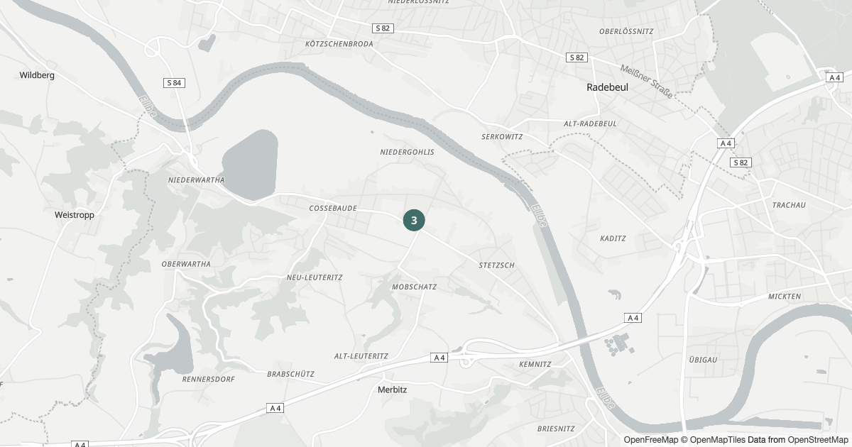 Polizeimeldungen Gohlis — Karte Karte mit 7 Polizeimeldungen aus Gohlis (Dresden) aus den letzten zwölf Monaten