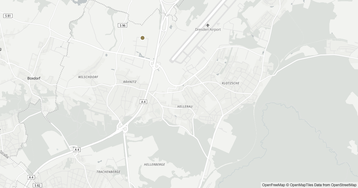Polizeimeldungen Hellerau — Karte Karte mit 18 Polizeimeldungen aus Hellerau (Dresden) aus den letzten zwölf Monaten