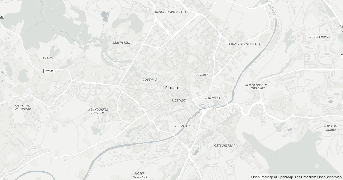 Polizeimeldungen Oberlosa — Karte Karte mit 4 Polizeimeldungen aus Oberlosa (Plauen) aus den letzten zwölf Monaten