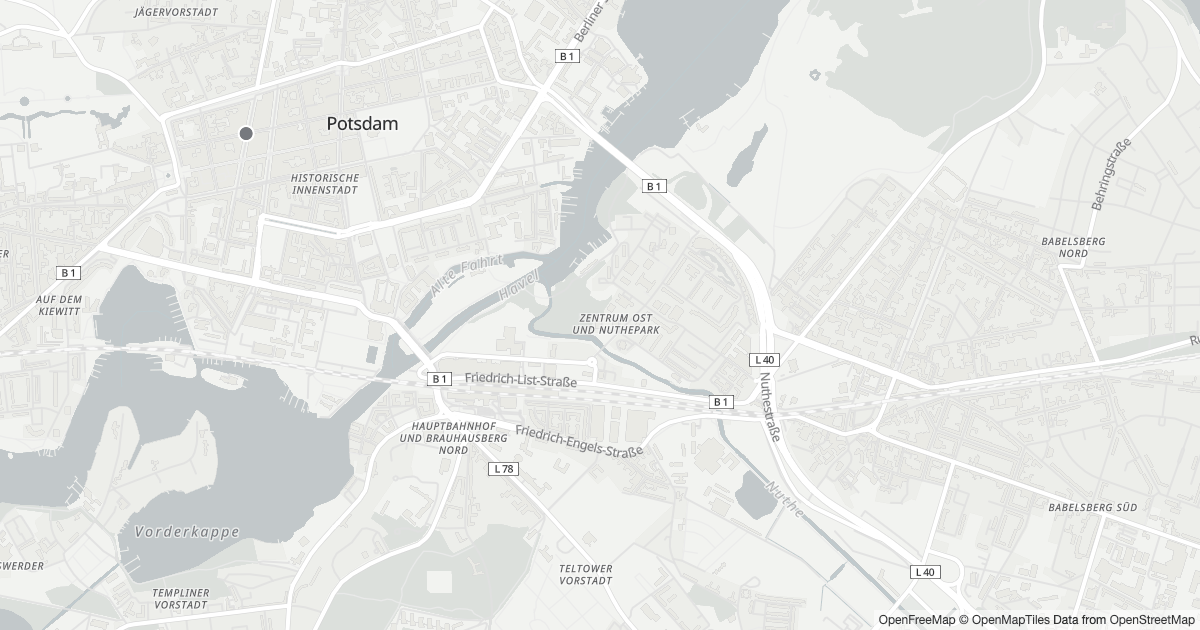 Polizeimeldungen Stadtgebiet — Karte Karte mit 9 Polizeimeldungen aus Stadtgebiet (Potsdam) aus den letzten zwölf Monaten