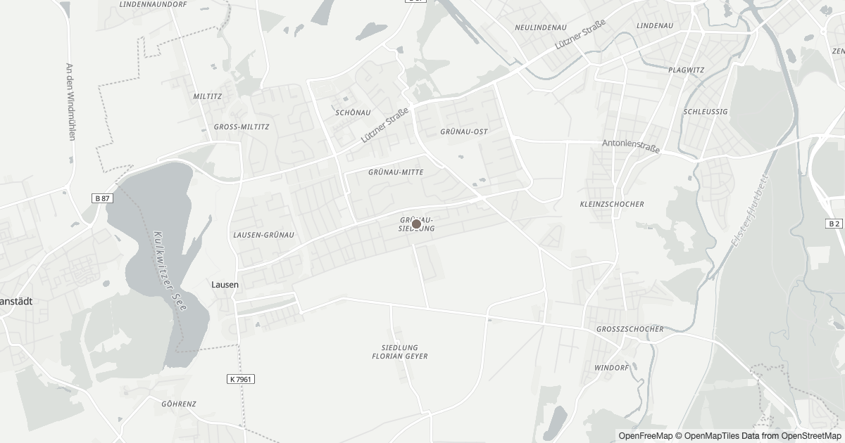 Polizeimeldungen Grünau-Siedlung — Karte Karte mit 3 Polizeimeldungen aus Grünau-Siedlung (Leipzig) aus den letzten zwölf Monaten