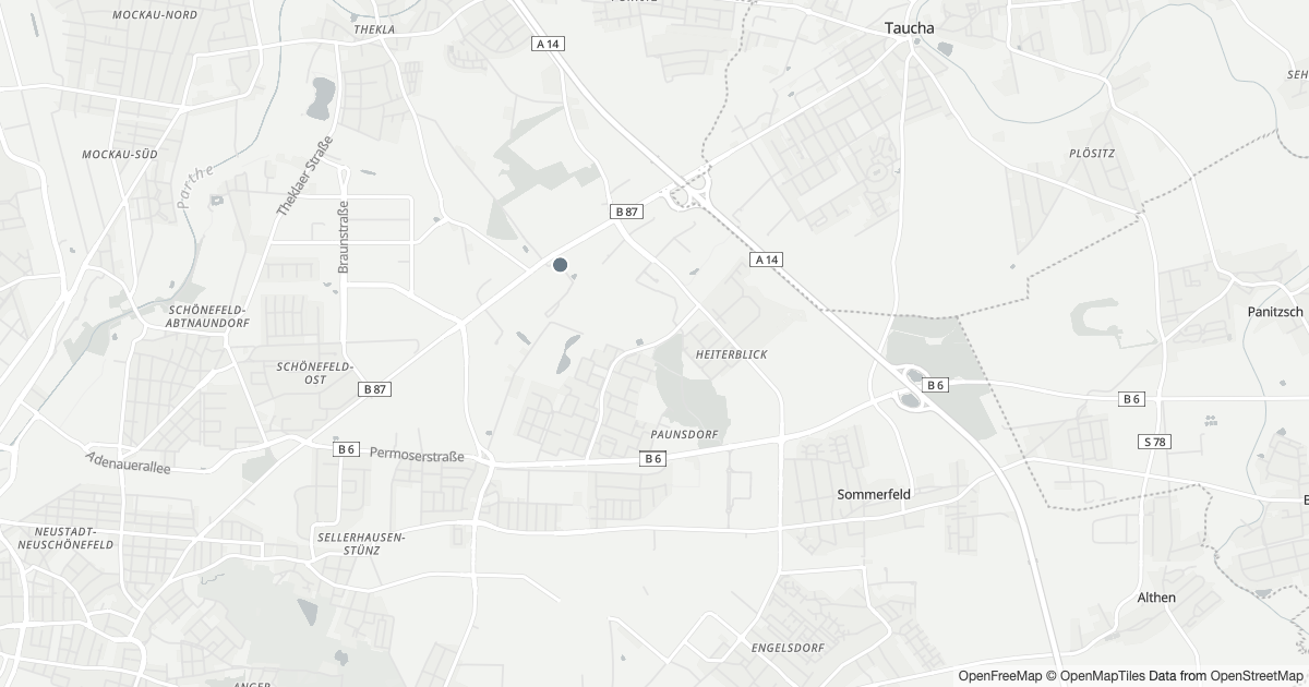 Polizeimeldungen Heiterblick — Karte Karte mit 5 Polizeimeldungen aus Heiterblick (Leipzig) aus den letzten zwölf Monaten
