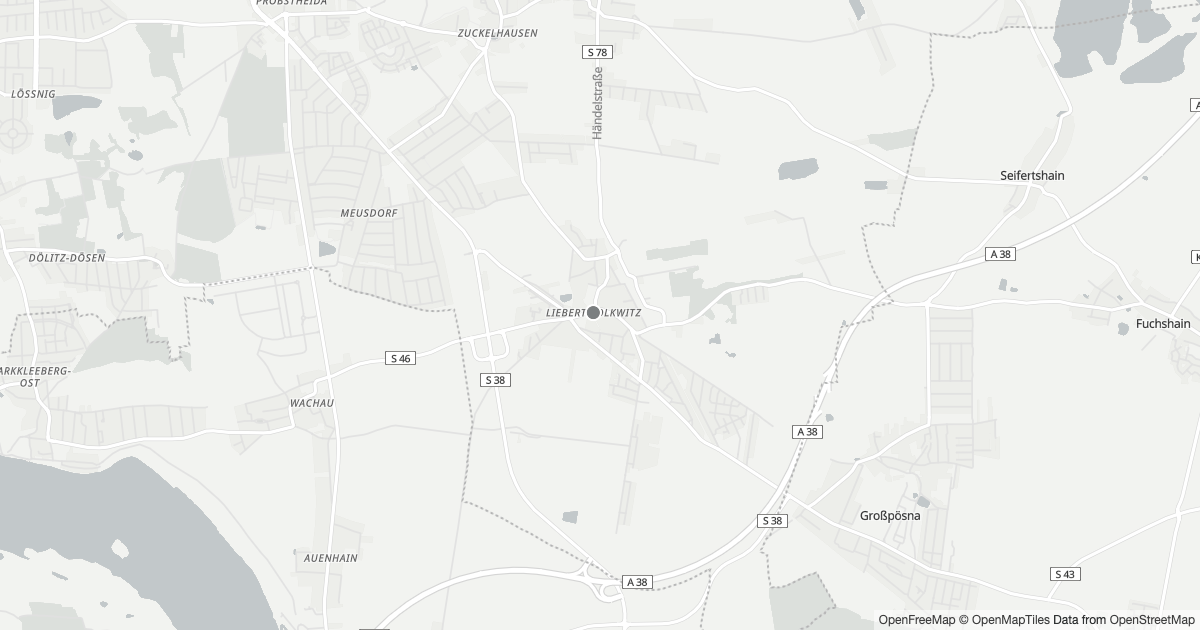 Karte mit 3 Polizeimeldungen aus Liebertwolkwitz (Leipzig) aus den letzten zwölf Monaten