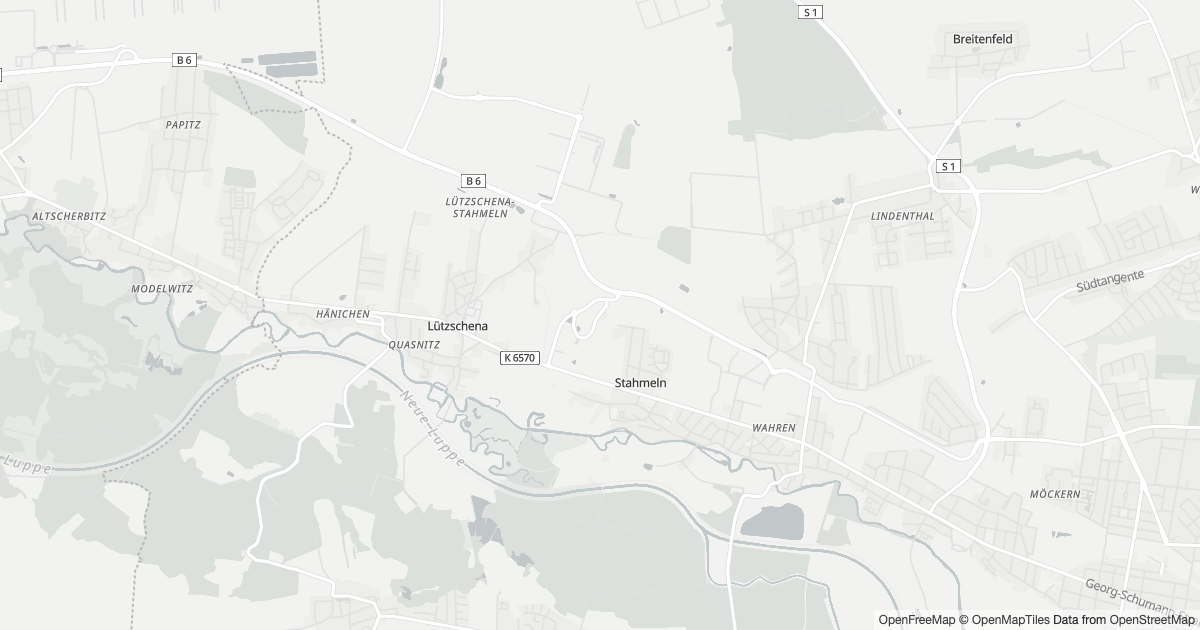Polizeimeldungen Lützschena-Stahmeln — Karte Karte mit 8 Polizeimeldungen aus Lützschena-Stahmeln (Leipzig) aus den letzten zwölf Monaten
