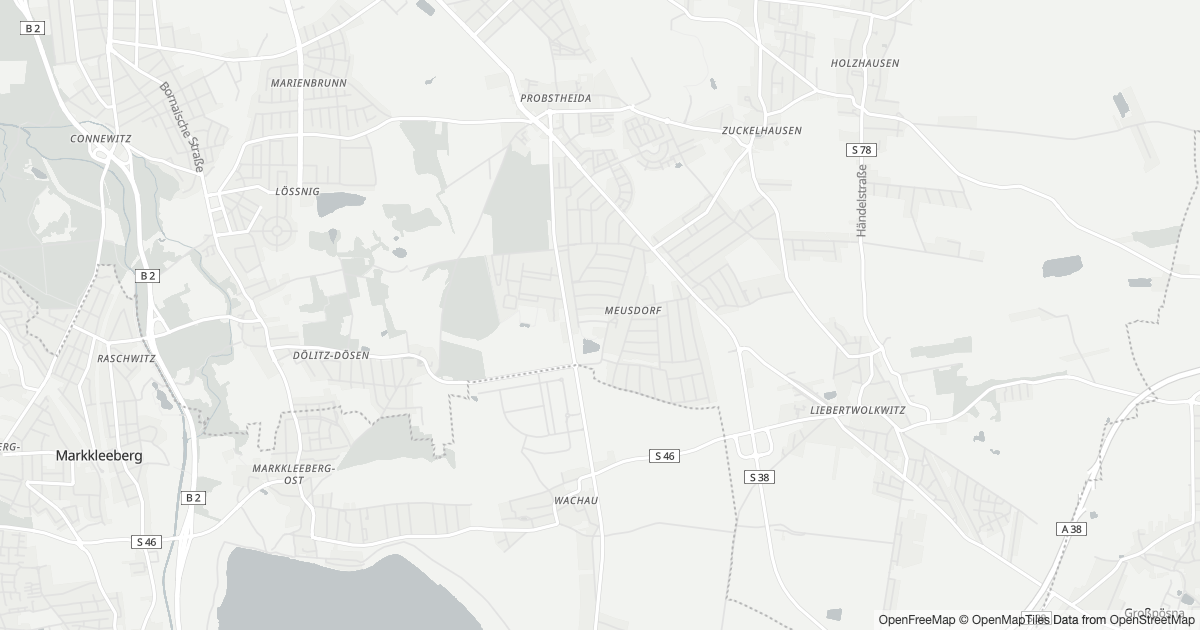 Karte mit 1 Polizeimeldungen aus Meusdorf (Leipzig) aus den letzten zwölf Monaten
