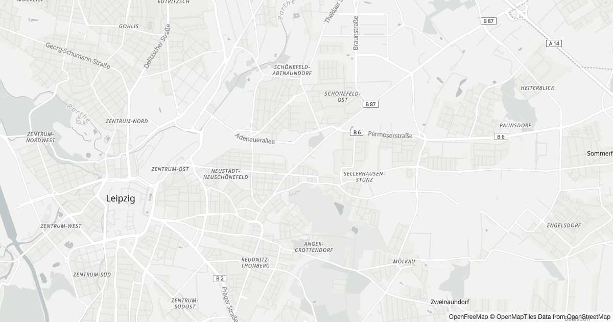 Polizeimeldungen Mockau-Süd — Karte Karte mit 8 Polizeimeldungen aus Mockau-Süd (Leipzig) aus den letzten zwölf Monaten