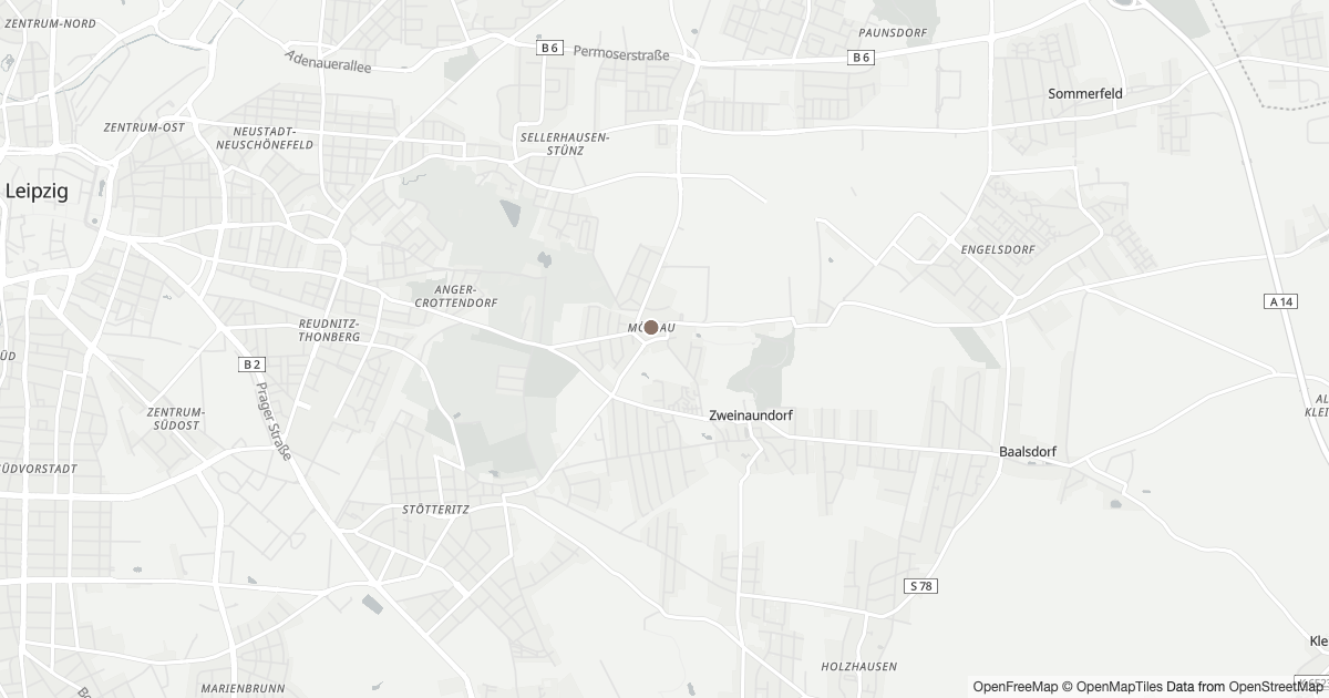 Polizeimeldungen Mölkau — Karte Karte mit 3 Polizeimeldungen aus Mölkau (Leipzig) aus den letzten zwölf Monaten
